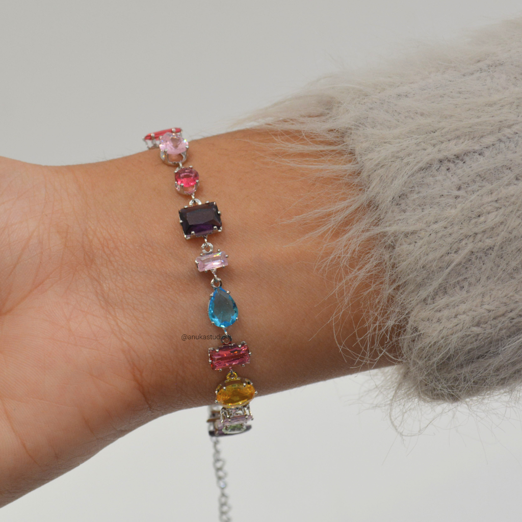Bling It On Multicolored Bracelet