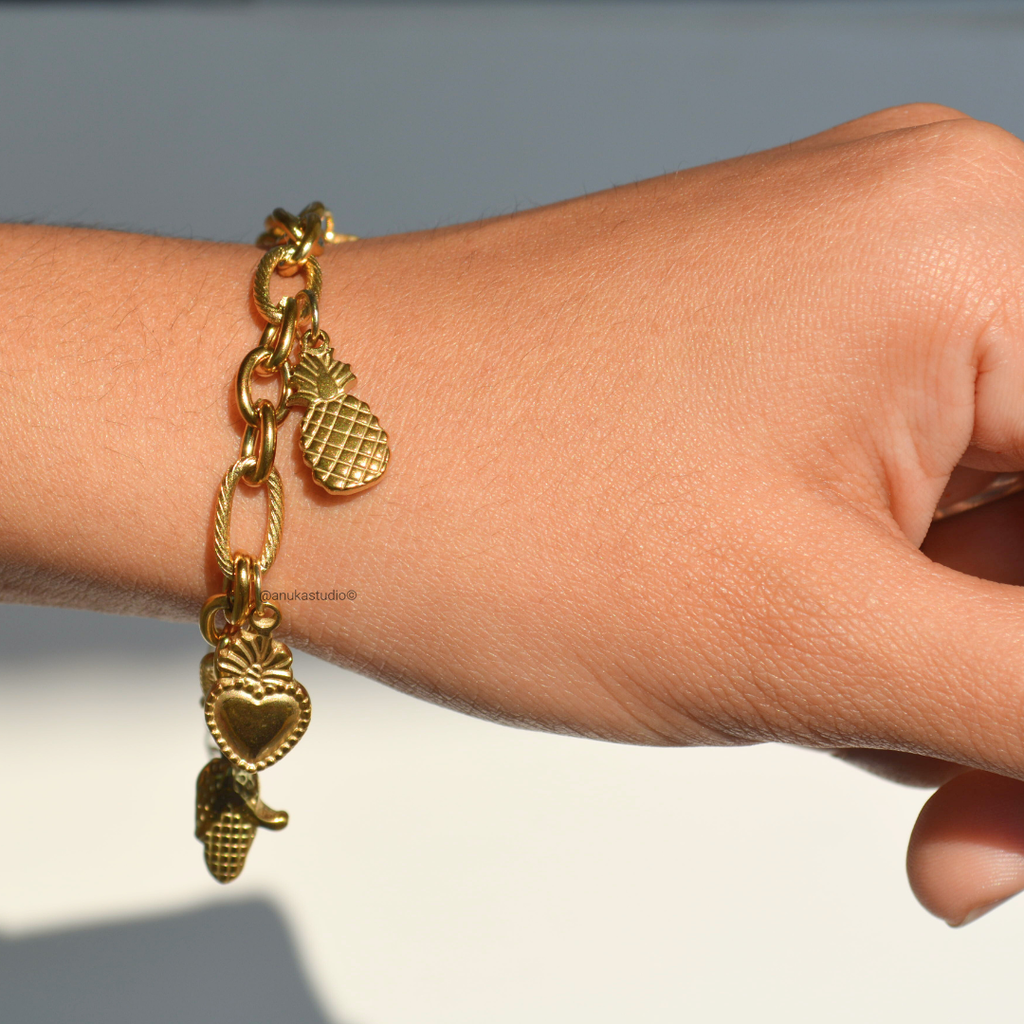 Chunky Charm Bracelet