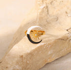 Starlit Gold-Plated Ring