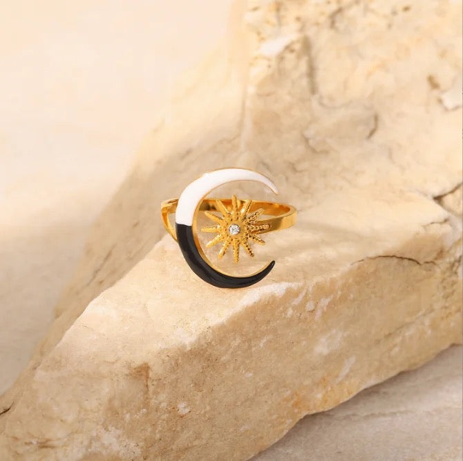 Starlit Gold-Plated Ring
