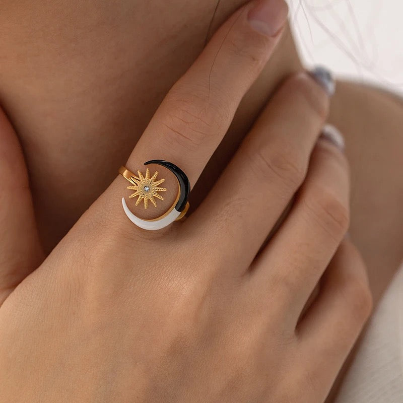 Starlit Gold-Plated Ring