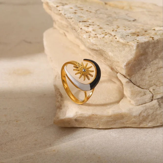 Starlit Gold-Plated Ring