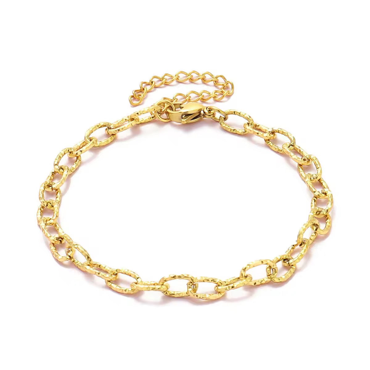 Interlink Gold Chain Bracelet