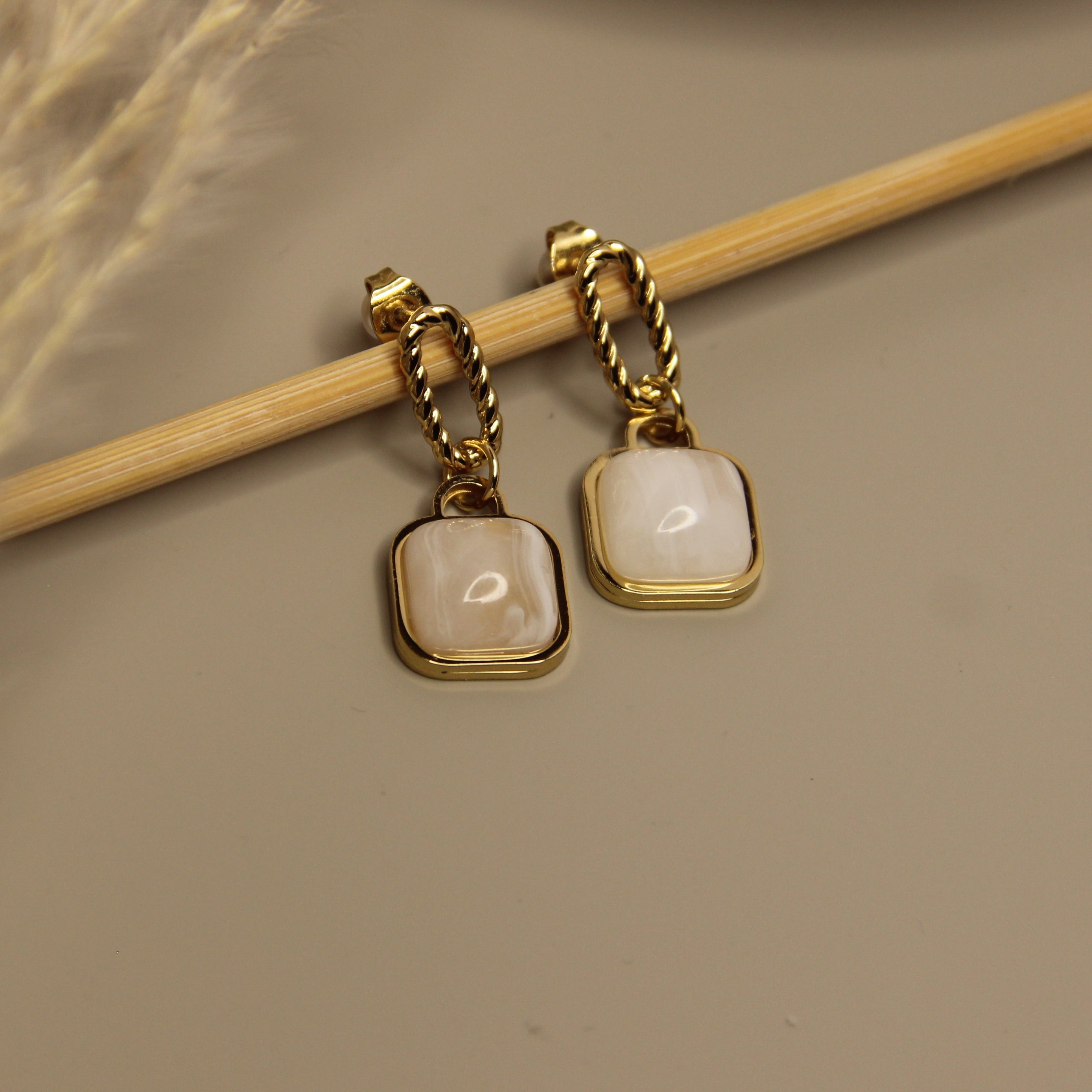 Sloane Sculpted Drop Earrings
