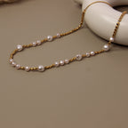 Aurora Pearl Bead Necklace