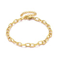 Interlink Gold Chain Bracelet