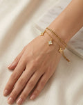 Dual Chain Charm Bracelet
