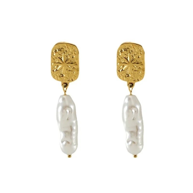 Freshwater Pearl Drop Earrings - Anuka StudioEarrings