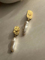 Freshwater Pearl Drop Earrings - Anuka StudioEarrings