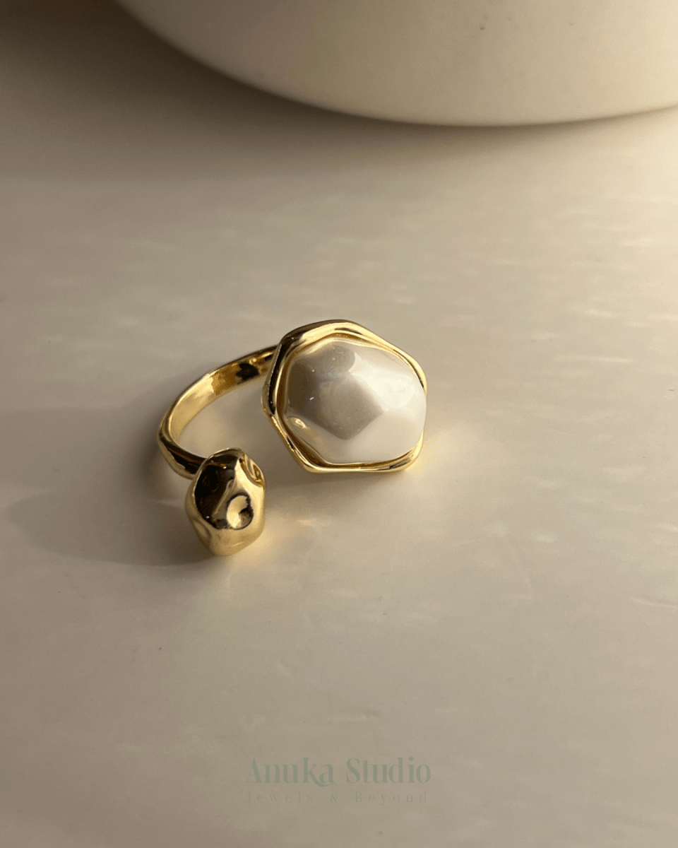 Lusture Pearl Ring - Anuka StudioRings