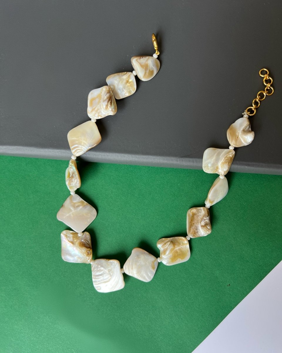 Mother of Pearl Choker - Anuka Studio