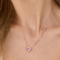 Heart Zircon Necklace