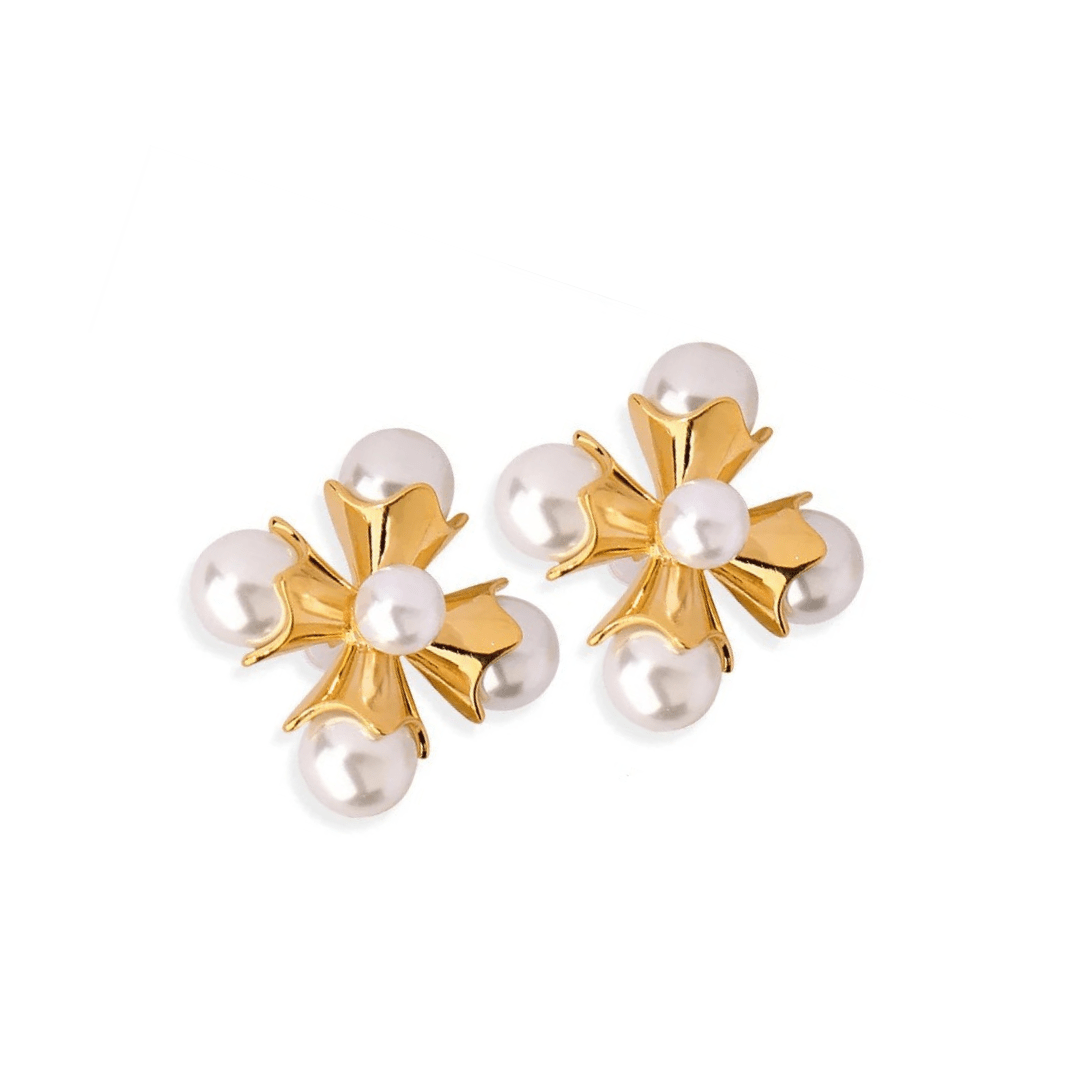 Pearl Clover Earring - Anuka Studio