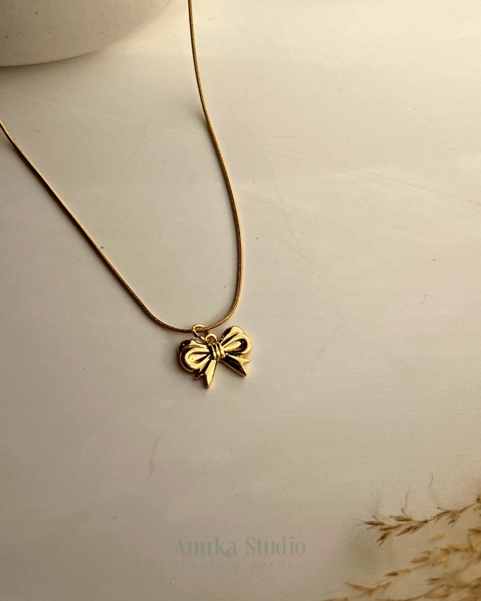 Pintresty Bow Necklace - Anuka StudioNecklace
