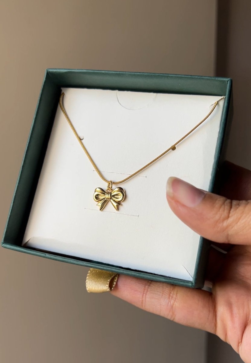 Pintresty Bow Necklace - Anuka StudioNecklace