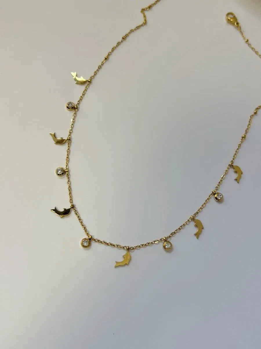Dolphin Charm Necklace