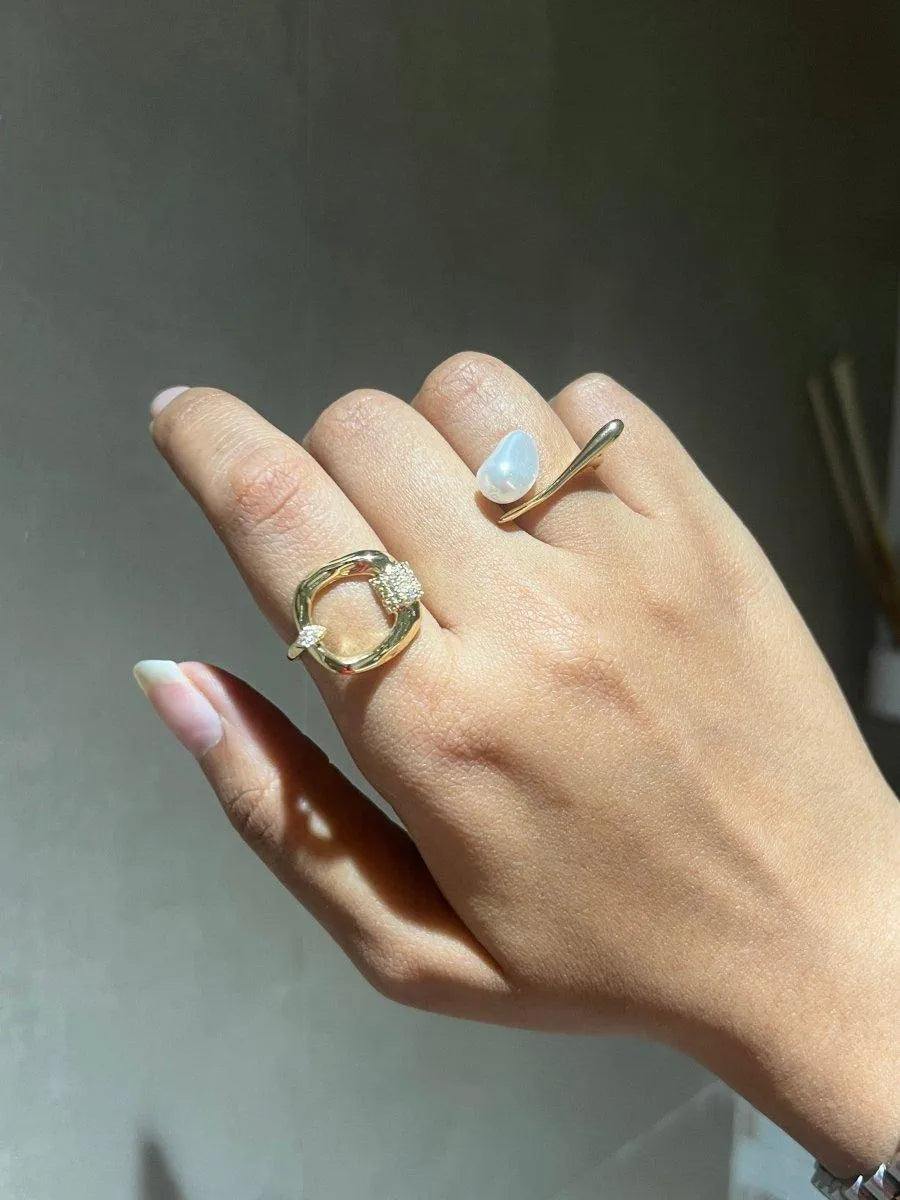Chunky Iced Ring