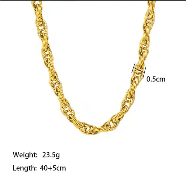 Lina Rope Chain Necklace