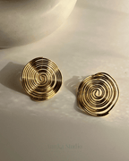 Spiral Stud Earrings - Anuka StudioEarrings